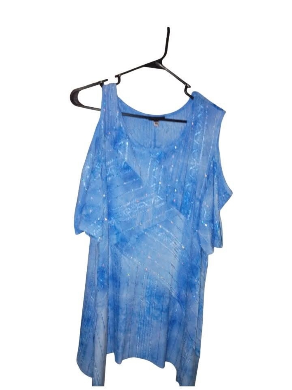 Blue Sami & Jo Cold ShoulderWomen’s Top 2X NWOT